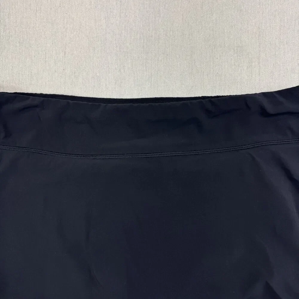 Lululemon Play Off The Pleats Black Skort Tennis Golf Pickleball Skirt Sz 10